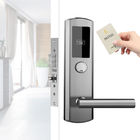 Sistem Kunci Pintu Hotel Kartu RFID Elektronik Stainless Steel dengan Kunci Mekanik