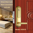 Silver 4AA Hotel Card Door Lock System 4.8V Smart Lock Untuk Pintu Kayu