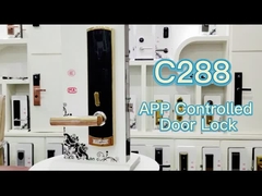 Kunci pintu elektronik apartemen Zinc Alloy Dengan Kata Sandi TTlock Tuya App