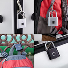 Mini Smart Padlock One Touch Open Smart Security Keyless Gembok untuk Tas Bagasi