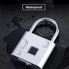 USB Rechargeable Smart Fingerprint Gembok Kecil Portabel Untuk Laci Loker Gym Office