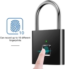 Gembok Sidik Jari Cerdas Portabel Pengisian USB Tanpa Kunci Buka Kunci Cepat Anti Pencurian