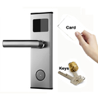 Kunci Pintu Kartu Kunci RFID Warna Emas untuk Apartemen Hotel Guesthouse