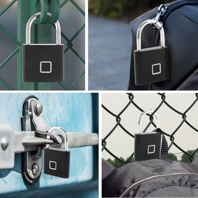 Waterproof Keyless Fingerprint Gembok Anti Pencurian Keamanan Digital Portabel Untuk Loker Gym