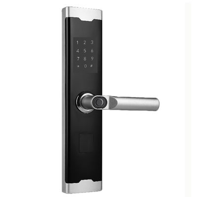 Biometric Smart Fingerprint Door Lock Baterai Aluminium Alloy 6V 4x AA