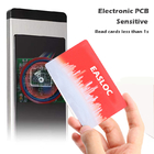 Kunci Pintu Elektronik Stainless Steel RFID Kunci Pintu Hotel Kunci Dengan Kartu Encoder