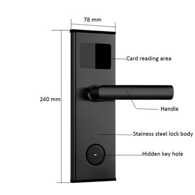 13.56MHz 125 KHz Card Hotel Kunci Elektronik Dengan Sertifikasi FCC