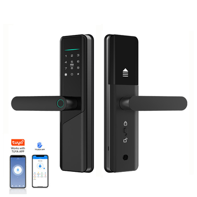 Sidik Jari Biometrik Elektronik Smart Door Mengunci Keamanan Tinggi Dengan Aplikasi TTlock Tuya