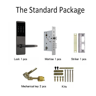 Keamanan Bluetooth Smart Keypad Door Lock TTlock App Door Lock untuk Apartemen Kantor Rumah