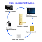 Kuning Warna Mifare Hotel Kunci Kartu Kunci Pintu Dengan Sistem Perangkat Lunak Manajemen Gratis