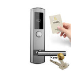 SUS304 Smart Rfid Hotel Lock System Kartu Kunci Sistem Handle Pintu Elektronik Hotel