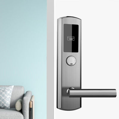 SUS304 Smart RFID Hotel Sistem Kunci Pintu Elektronik Kartu Kunci Menangani