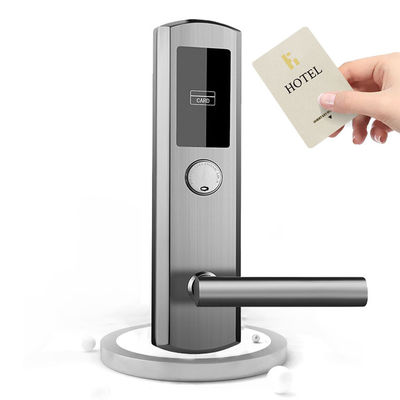SUS304 Smart RFID Hotel Sistem Kunci Pintu Elektronik Kartu Kunci Menangani