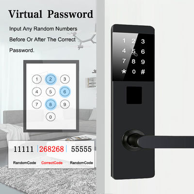 Aluminium Alloy TTlock Password Elektronik Kunci Pintu Cerdas untuk Apartemen Rumah Kantor
