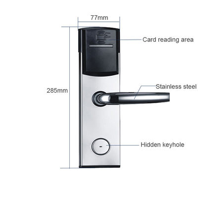 Silver Color Smart Key Card Hotel Kunci Pintu Elektronik untuk Hotel Apartemen Kantor