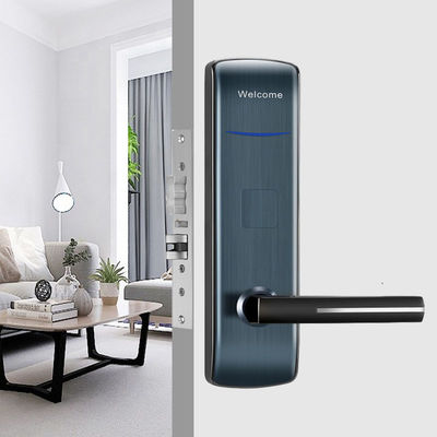 Kuning Warna Seng Alloy Hotel Kunci Elektronik dengan Card Encoder untuk Hotel Motel Apartemen
