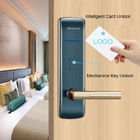 Kunci Pintu Kartu Kunci Canggih Berwarna Hitam untuk Hotel Motel Airbnb