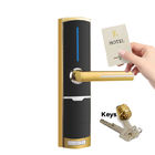 FCC Hotel Smart Door Locks Card Apartemen Paduan Seng Elektronik
