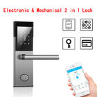 Keamanan Tinggi 4x AA App Controlled Door Locks 6V Home Smart Door Lock