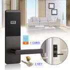 Kunci Kartu RFID Hotel Smart Door Locks Paduan Aluminium Dengan Perangkat Lunak Manajemen Gratis