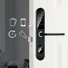 Tipe Slim Aluminium Alloy TTlock Elektronik Kunci Pintu Cerdas untuk Apartemen Rumah Kantor