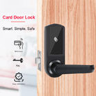 Aluminium Alloy Deadbolt RFID Kunci Kartu Kunci Kunci Pintu dengan Sertifikasi CE FCC