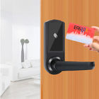 Black Mifare Hotel Smart Door Locks 1.5V Kunci Kartu Kunci Hotel