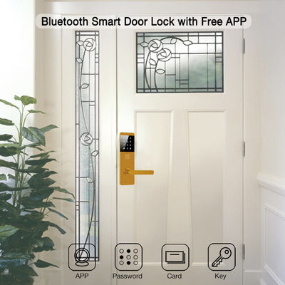 Aluminium Alloy TTlock Password Elektronik Kunci Pintu Cerdas untuk Apartemen Rumah Kantor