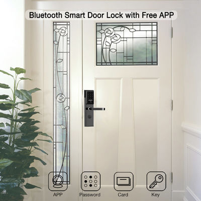 Baja tahan karat 6068 Mortise TTlock Kunci Pintu Terkontrol Aplikasi dengan Smart Keypad