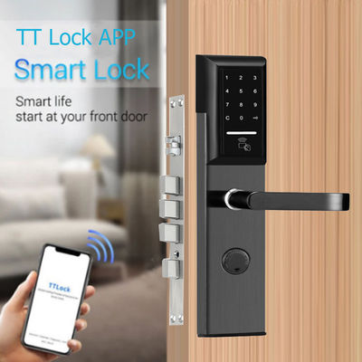 Baja tahan karat 6068 Mortise TTlock Kunci Pintu Terkontrol Aplikasi dengan Smart Keypad