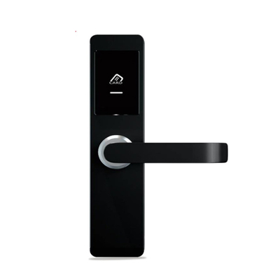 Kunci Pintu Kartu RFID Hotel Paduan Seng Hitam / Perak Dengan Perangkat Lunak Bebas
