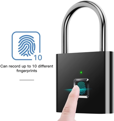 Waterproof Keyless Fingerprint Gembok Anti Pencurian Keamanan Digital Portabel Untuk Loker Gym