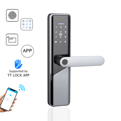 Kunci Pintu Cerdas Biometrik Digital 5 in 1 Dengan Baterai AA 4 Pcs