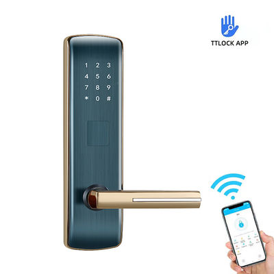 Aluminium Alloy 4pcs AA Keyless Digital Door Lock 1.5V Kunci Pintu Elektronik Dengan Wifi