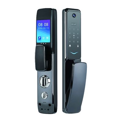 Kunci Pintu Digital Tanpa Kunci Lubang Pengunci 80mm Kunci Pintu Otomatis Untuk Rumah